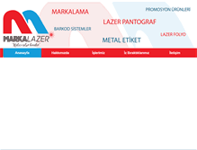 Tablet Screenshot of markalazer.com